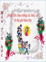 Chương III. Bài 1. Tập gõ các phím ở hàng cơ sở