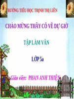 Tuần 12. Cấu tạo của bài văn tả người