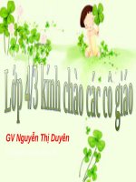 Tuần 5. Gà Trống và Cáo