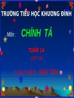 Tuần 14. Nghe-viết: Chuỗi ngọc lam