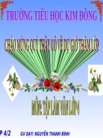 Tuần 7-8-9. Luyện tập phát triển câu chuyện