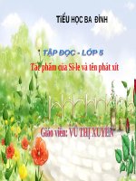 Tuần 6. Tác phẩm của Si-le và tên phát xít