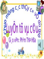 Tuần 1. Cấu tạo của tiếng