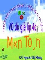 Ôn tập về các phép tính với phân số (tiếp theo)