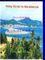 Tuần 12. Nói, viết về cảnh đẹp đất nước