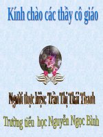 Tuần 3. So sánh. Dấu chấm