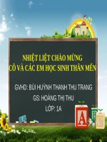 Tuần 1. Cái nhãn vở