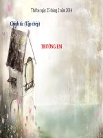 Tuần 1. Trường em