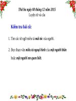 Tuần 15-16. Tổng kết vốn từ