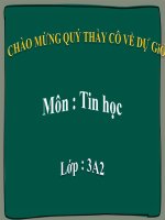 Chương III. Bài 1. Tập gõ các phím ở hàng cơ sở