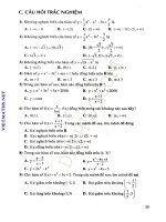 Toán ung dung dao ham khao sat va ve do thi ham so 