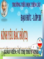 Bài 1. Kính yêu Bác Hồ