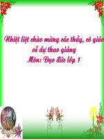 Bài 1. Em là học sinh lớp 1