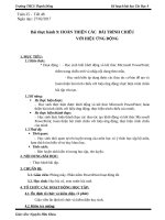 Bài thực hành 9. Hoàn thiện bài trình chiếu với hiệu ứng động