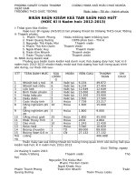 Biên bản kiểm kê thiết bị 