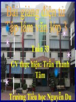 Tuần 33. Ghi chép sổ tay