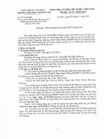 CÔNG VĂN TỔ CHỨC THI HKI-15-16