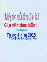 Tuần 30. Đặt và trả lời câu hỏi Bằng gì? Dấu hai chấm