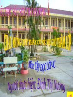 Tuần 5. Gà Trống và Cáo