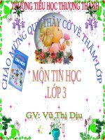 Chương III. Bài 2. Tập gõ các phím ở hàng trên