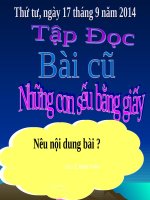 Tuần 4. Bài ca về trái đất