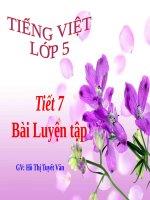 Tuần 10. Ôn tập Giữa Học kì I