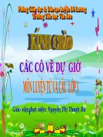 Tuần 14. Ôn tập về từ chỉ đặc điểm. Ôn tập câu Ai thế nào?