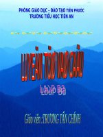 Tuần 15. MRVT: Các dân tộc. Luyện đặt câu có hình ảnh so sánh