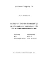 giải pháp huy động tiền gửi tiết kiệm tại chi nhánh ngân hàng thương mại cổ phần đầu tư và phát triển tỉnh hải dương 