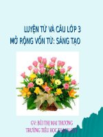 Tuần 22. MRVT: Sáng tạo. Dấu phẩy, dấu chấm, chấm hỏi