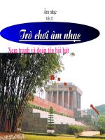 Tiết 23. Ôn tập 2 bài hát: Hát mừng, Tre ngà bên Lăng Bác. Ôn tập TĐN số 6