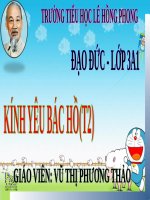 Bài 1. Kính yêu Bác Hồ