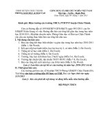 Báo cáo tổng kết năm học trường THCS (2) 