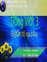 Tuần 14. Ôn tập về từ chỉ đặc điểm. Ôn tập câu Ai thế nào?