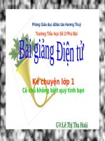Tuần 10. Cô chủ không biết quý tình bạn