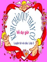 Tuần 28. Nhân hoá. Ôn tập cách đặt và trả lời câu hỏi Để làm gì? Dấu chấm, chấm hỏi, chấm than