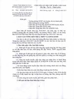 Hướng dẫn báo cáo tổng kết và thống kê số liệu cấp THCS, THPT và GDTX năm học 2016-2017