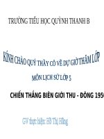 Bài 15. Chiến thắng Biên giới Thu-Đông 1950