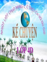 Tuần 32. Khát vọng sống