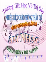 Tiết 30. HH: Dàn đồng ca mùa hạ