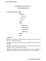 Ôn tập học kì 1 môn tin học 11 