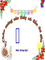 Chương III. Bài 1. Tập gõ các phím ở hàng cơ sở