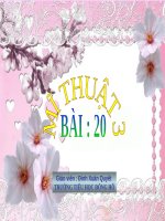 Bài 20. Đề tài ngày Tết hoặc Lễ hội