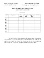 PHIEU tin nhiem dê nghi khen thuong đang vien 2010  