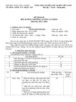 Báo cáo công tác bồi dưỡng thường xuyên giáo viên (3) 