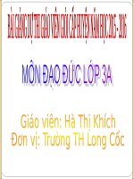 Bài 6. Tích cực tham gia việc lớp, việc trường
