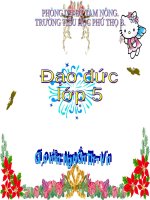 Bài 1. Em là học sinh lớp 5