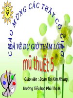 Bài 28. Mẫu vẽ có hai hoặc ba vật mẫu (vẽ màu)