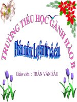 Tuần 16. MRVT: Đồ chơi - Trò chơi