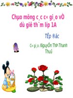 Tuần 5. Quà của bố